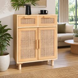 Enhance Your Space with the Brown Sideboard Cabinet 60x30x75cm