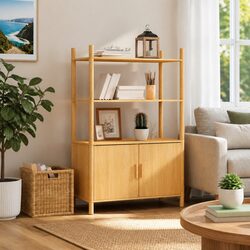 Elegant Highboard Sideboard for Improved Home Organization 80x40x121cm