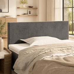 Elevate Your Bedroom Aesthetics with a 100 cm Grey Headboard