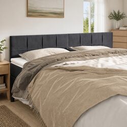 Enhance Your Bedroom with this Elegant Velvet Headboard