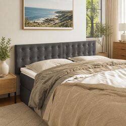 Elegant Grey Velvet Headboard to Enhance Your Bedroom
