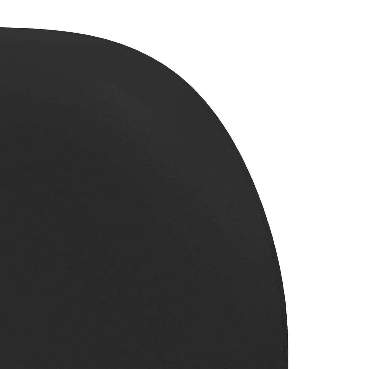 Headboard Wave Ear Modern Bedroom Black 80 x 23 x 6 cm Soft Touch Design