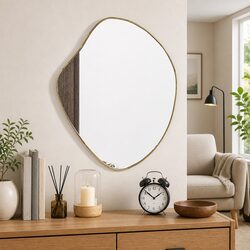 Elegant Gold Wall Mirror 50x40 cm for Any Room