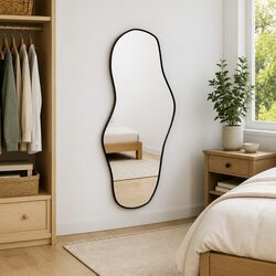 Transform Your Space with a Black Wall Mirror 90x40 cm