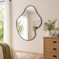 Enhance Your Space with a Black 50x40 cm Wall Mirror