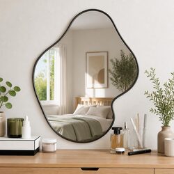 Elevate Your Space with a Black 60x50 cm Wall Mirror