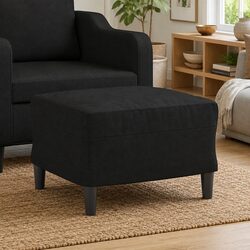Enhance Your Living Space with a Black Ottoman Footstool 60x50cm