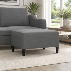 Elevate Your Living Space with a Dark Grey Footstool