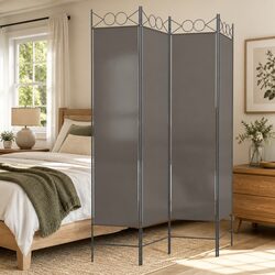 Enhance Your Living Space with This 4-Panel Room Divider