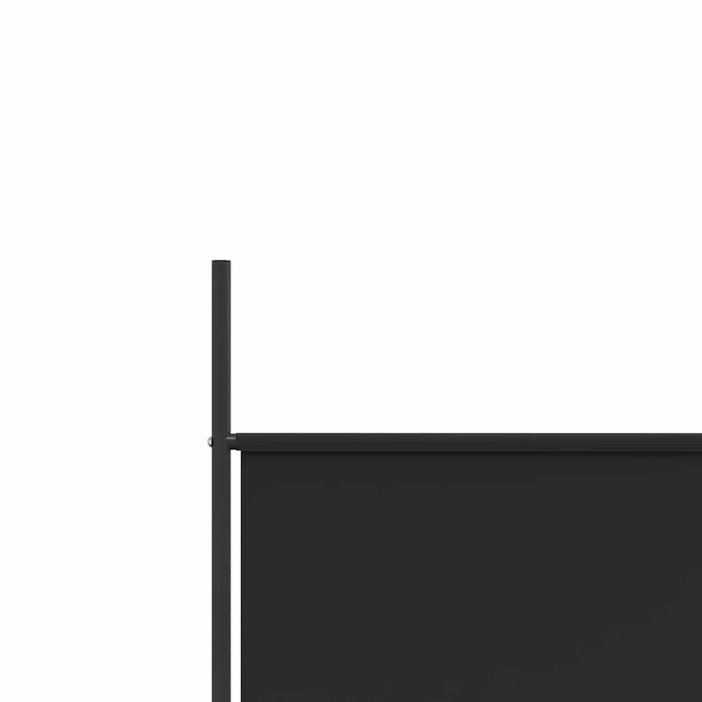 6-Panel Folding Room Divider Screen 300x200cm Black Privacy Partition