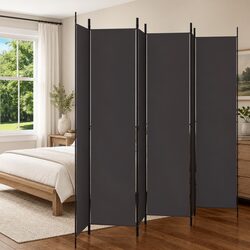 Enhance Your Space with a Brown 6-Panel Privacy Divider