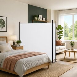 Enhance Your Space with a Foldable 2-Panel Divider 348x180cm