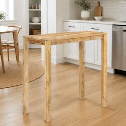 Rustic Bar Table for Enhanced Dining Experience 112x55x108 cm