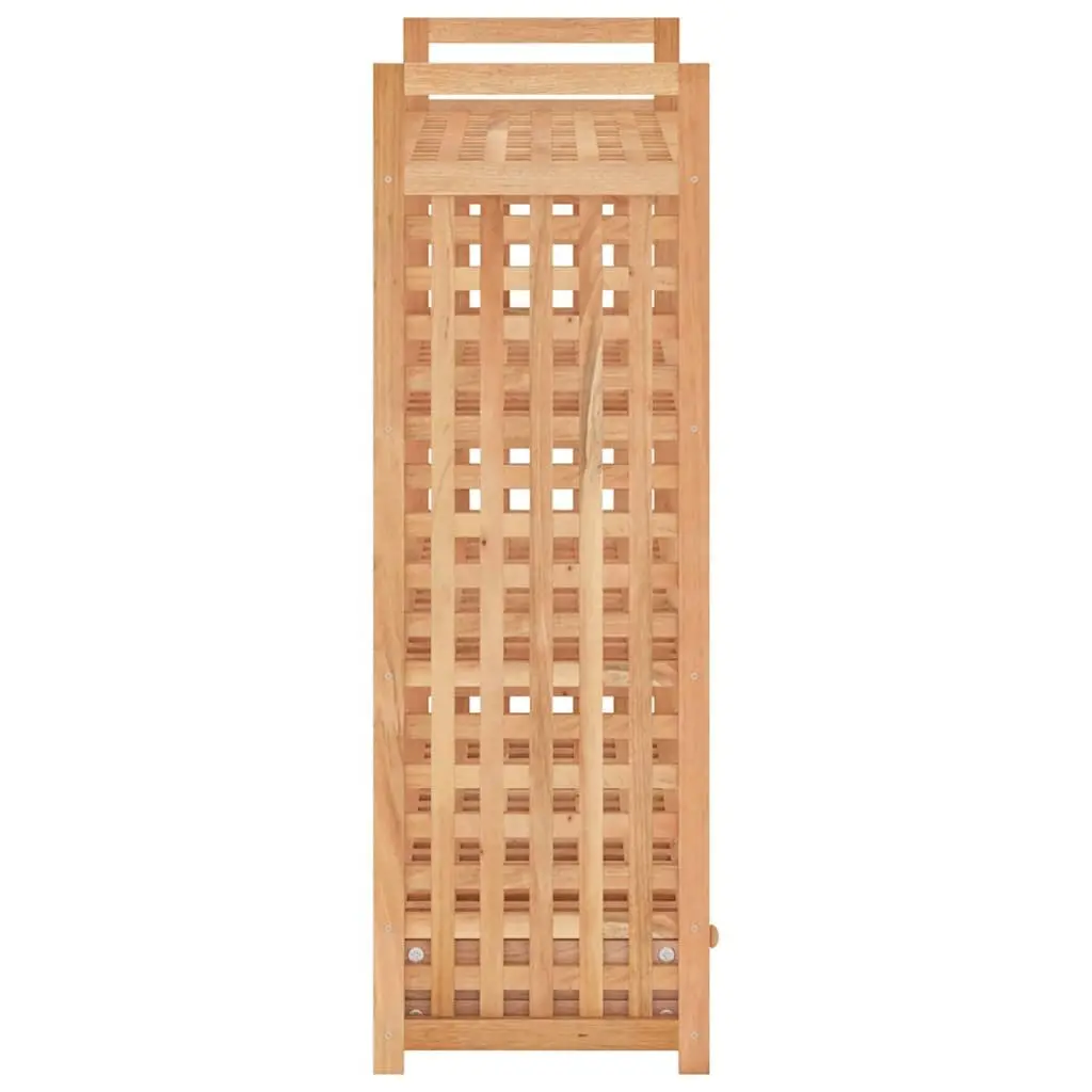 Wooden Shoe Rack 70x27x81 cm Brown 4 Shelf with Drawer Storage Organiser