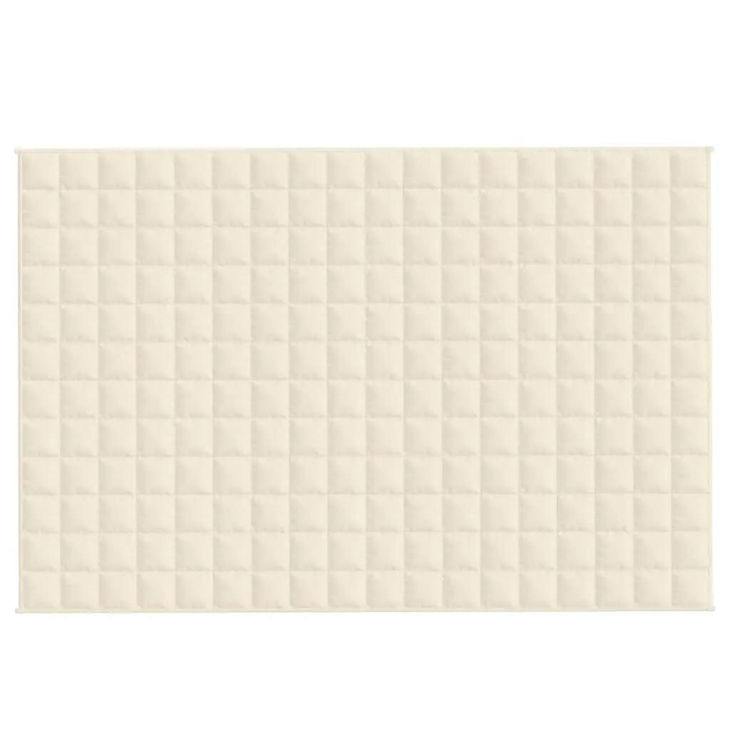 Weighted Blanket 120x180 cm 5 kg Calming Sleep Pressure Therapy Light Cream