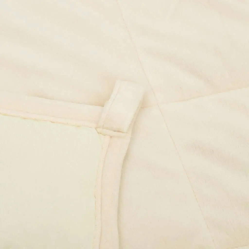 Weighted Blanket 120x180 cm 5 kg Calming Sleep Pressure Therapy Light Cream