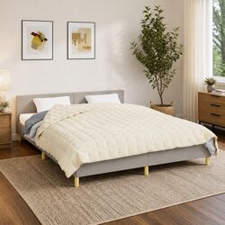 Comfortable Weighted Blanket 200x200 cm 9kg for Relaxation
