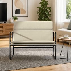 Elevate Your Space with a Cream Faux Leather Bench