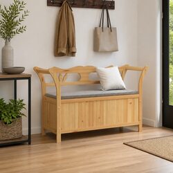 Enhance Your Space with a Solid Wood Fir Bench 107x45x75.5cm