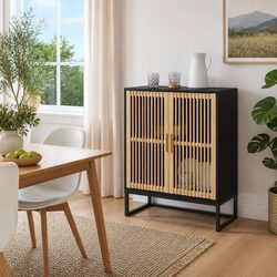 Elegant Black Sideboard Cabinet for Home Organization