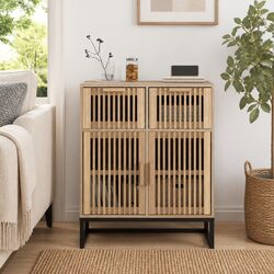 Stylish Brown Sideboard Cabinet for Improved Home Storage