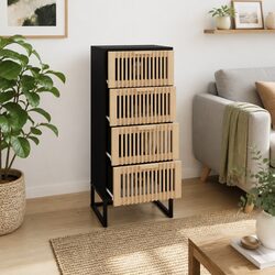 Elegant Black Highboard Cabinet Enhancing Your Space