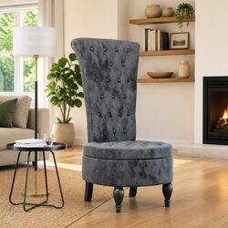 Transform Your Space with a Dark Grey Velvet Accent Chair