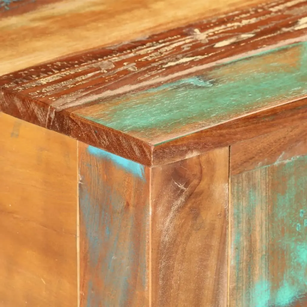 Console Table 110x30x75 cm Solid Reclaimed Wood 2 Drawers Entryway Hallway Storage