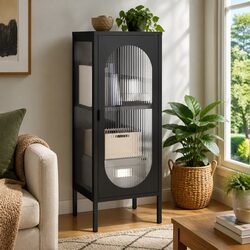 Elevate Your Home with a Modern Black Glass Sideboard