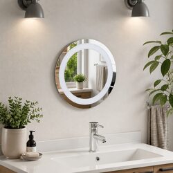Enhance Your Bathroom with a 30 cm LED Mirror