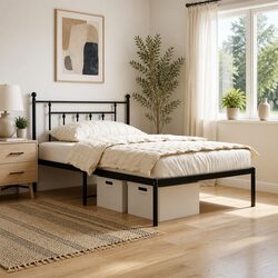 Elevate Your Bedroom with a Stylish Metal Bed Frame