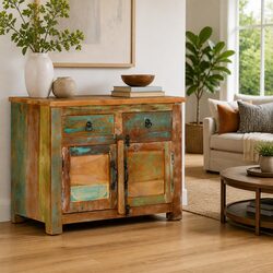 Enhance Your Space with a Solid Wood Reclaimed Sideboard