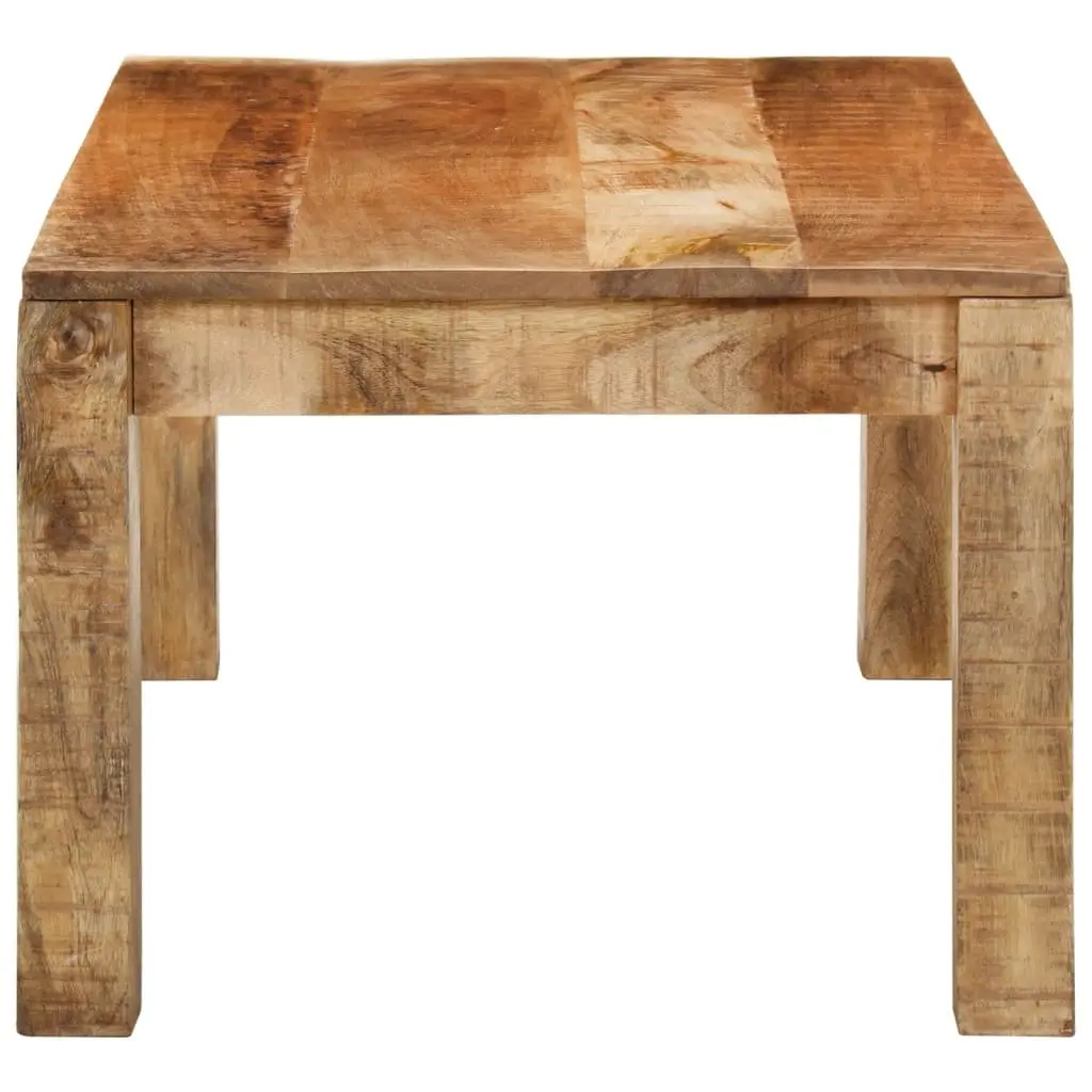 Coffee Table 100x55x40 cm Solid Mango Wood Brown Rustic Vintage