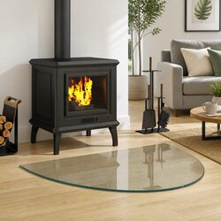 Elevate Your Living Space with a Glass Hearth Pad