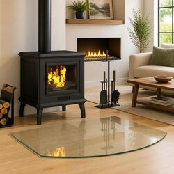 Elevate Your Space with a 80 x 60 cm Glass Hearth Protector