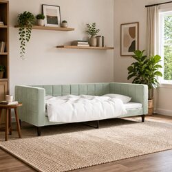 Transform Your Living Space with Grey Velvet Day Bed