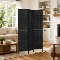 Folding Privacy Screen - Rustic 3-Panel Room Divider