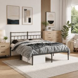 Transform Your Bedroom with a Sleek Black Bed Frame 150x200 cm