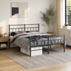 Elevate Your Bedroom with a Stylish Black Metal Bed Frame