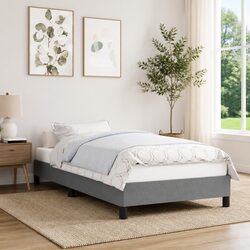 Enhance Your Bedroom with a Grey Fabric Bed Frame