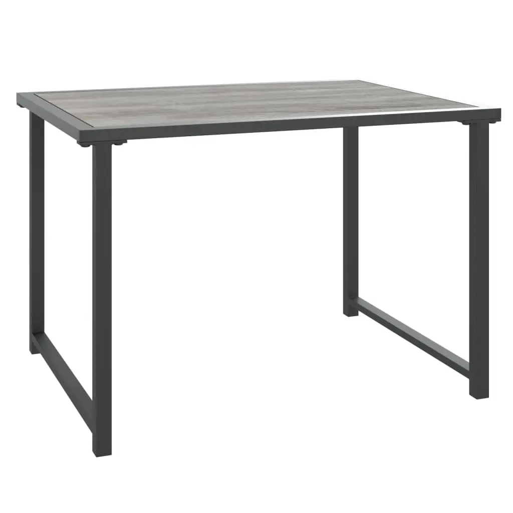 Garden Table Anthracite 55x40x37cm Outdoor Patio Steel Frame Leisure Furniture