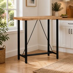 Enhance Your Space with a Stylish Acacia Bar Table 110x55x107 cm