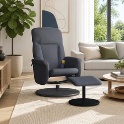 Dark Grey Massage Recliner
