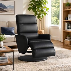 Relaxing Recliner Chair with Footrest, Ideal for Your Space