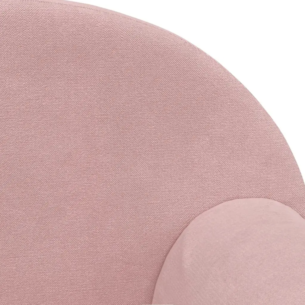 Kids Sofa Bed Pink Soft Plush 2-in-1 Folding Armchair Washable