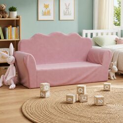 Transform Your Child's Space with This Cozy Pink Sofa