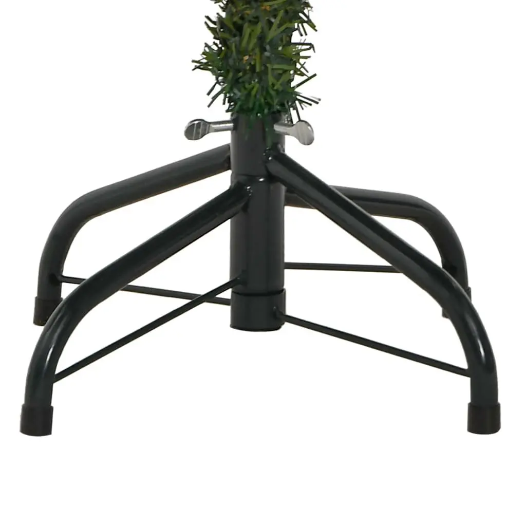 Artificial Christmas Tree 150cm Green Hinged Construction with Pine Cones