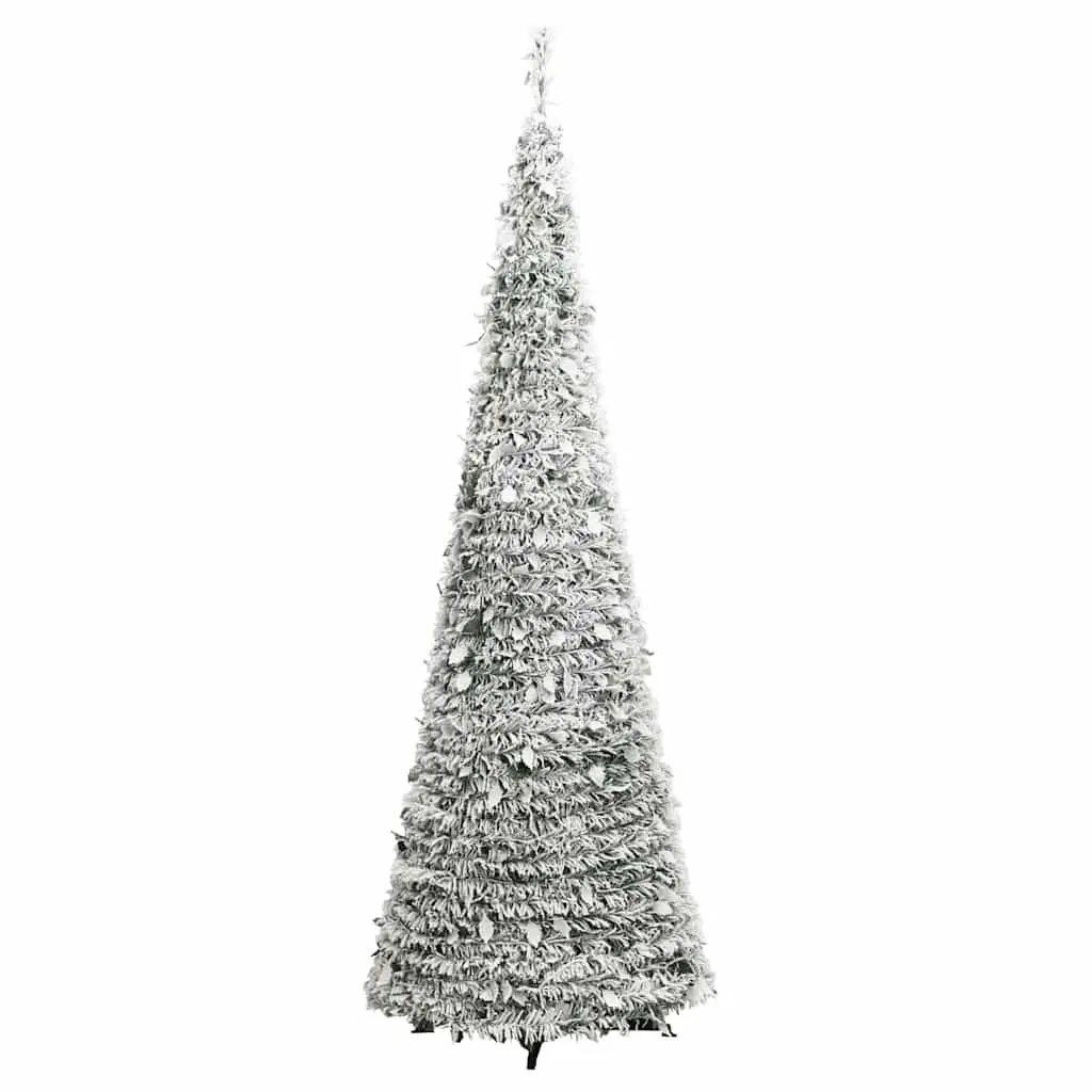 Artificial Christmas Tree 150cm Flocked Snow 100 LEDs