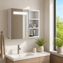 Elevate Your Bathroom Space with a Stylish Mirror Cabinet
