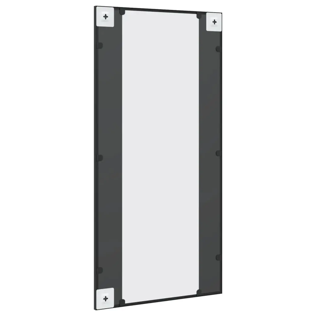 Wall Mirror 50x100 cm Black Iron Frame Minimalist Home Decor